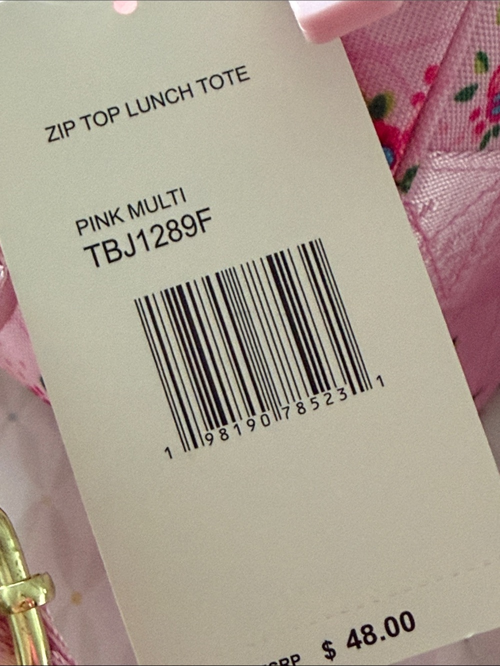 NEW Betsey Johnson Floral insulated Cooler Lunch tote Bag - Picture 8 of 10
